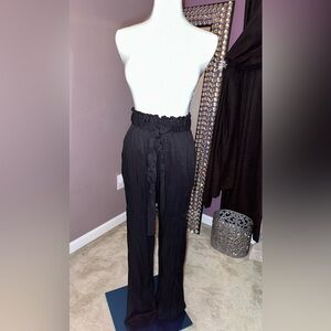 H&M Elegant Black High-Waist Trousers